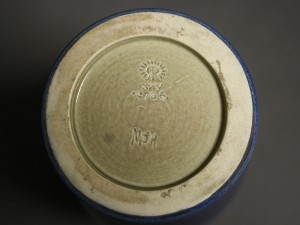 The base of this vase indicates that it is by Rookwood