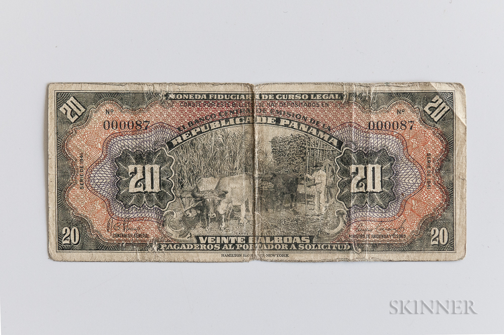 The First Paper Currency of Panama Skinner Inc.