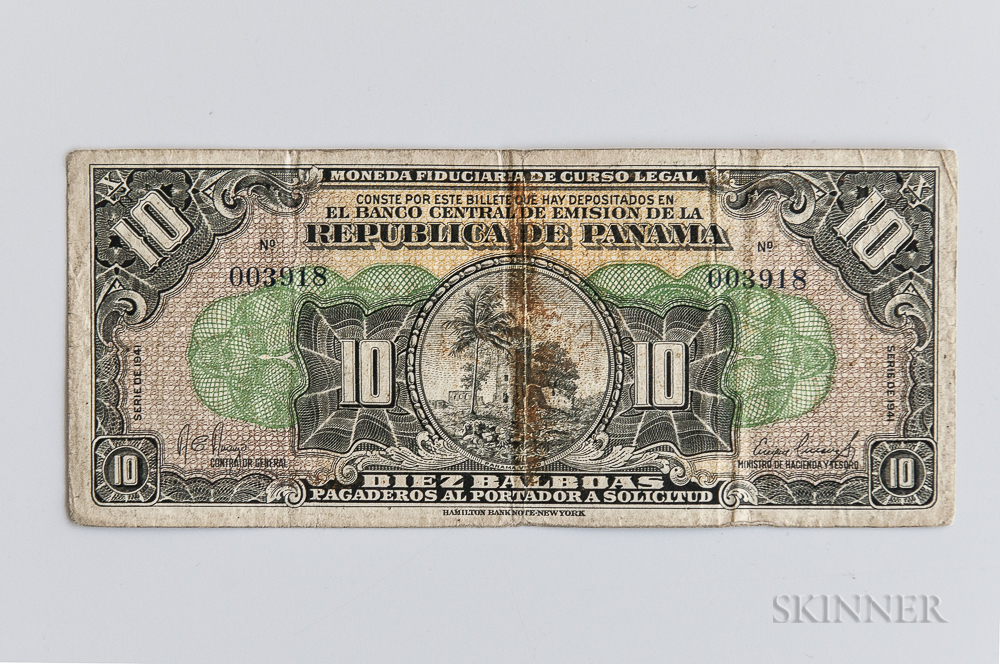 The First Paper Currency of Panama Skinner Inc.
