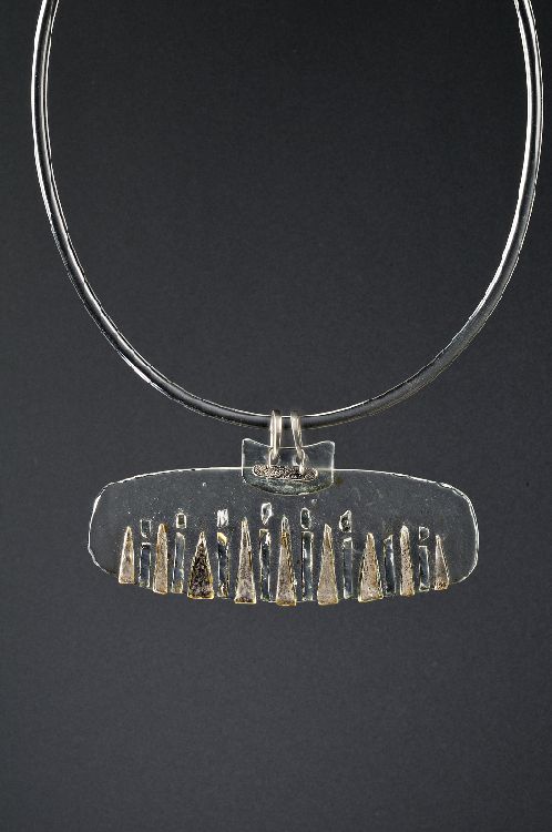 Modernist Necklace |The Solar-Lunar Series by Margret Craver