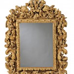Lot 291: Carved Giltwood Mirror, 19th century, Estimate $2,000-$4,000