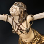 Lot 502: Claire Jeanne Roberte Colinet (French, 1880- 1950), Egyptian Dancer, c. 1930, Estimate: $4,000-$6,000