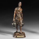 Lot 625: Jean Didier Debut (1824-1893) Porteur d