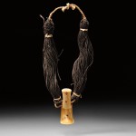 Hawaiian Necklace, Lei Niho Palaoa, c. first quarter 19th century (Lot 42, Estimate $6,000-$8,000)