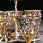 Victorian Sterling Silver Egg Cup Holder, London (Lot 111, Estimate $200-$400)