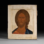 Icon of Christ Pantocrator, Russian, early 19th century (Lot 548, Estimate $1,200- $1,800)