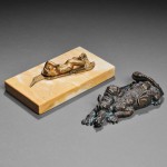 Austrian Erotic Metamorphic Bronze Group, early 20th century (Lot 741, Estimate $700-$900)