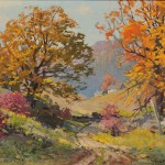 Adolph Heinze (American, 1887-1958) Autumn Hillside (Lot 25, Estimate $600-$800)