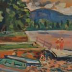 Miron Sima (Israeli, 1902-1999) Camp Kearsarge, New Hampshire, 1952 (Lot 451, Estimate $800-$1,200)