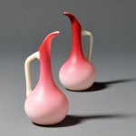 Pair of Peachblow Ewers (Lot 601, Estimate $200-$300)