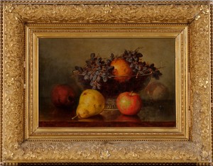 Frederick Stone Batcheller (American, 1837-1889), Still Life with Fruit in a Footed Glass Bowl (Lot 310, Estimate $2,000-$3,000)