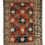 'Pinwheel' Kazak Rug, Southwest Caucasus, mid-19th century (Lot 129, Estimate $15,000-$20,000)