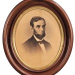 Lincoln, Abraham (1809-1865) Photographic Portrait by Alexander Gardner (1821-1882) Washington D.C., 9 August 1863 (Lot 35, Estimate $20,000-$30,000)