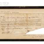 Randolph, Thomas Jefferson (1792-1875) Receipt for Moses Gillette, 1 January 1829 (Lot 46, Estimate $2,000-$3,000)