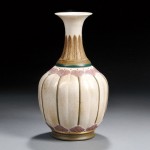 Royal Worcester Art Nouveau Lobed Vase, England, early 20th century (Lot 816, Estimate $200-$300)