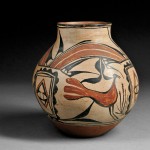 Zia Polychrome Pottery Olla (Estimate $400-$600)
