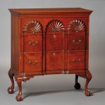 Chippendale-style Block-and Shell-carved Cherry Three Drawer Bureau (Lot 1264, Estimate $1,200-$1,800)