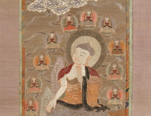 Buddhist Textile Panel Depicting Western Paradise, China, 18th/19th century (Lot 289, Estimate $4,000-$6,000)