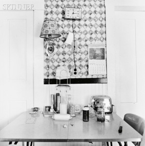 Walker Evans (American, 1903-1975) Two New Hampshire Interiors: Living Room, Enfield, New Hampshire (Lot 198, Sold for $4,200)