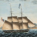 Italian School, 19th Century BRIG WHIG BOSTON Francis H. Rogers ENTERING & LEAVING the PORT of PALERMO (Lot 327, Estimate $4,000-$6,000)