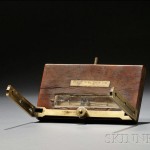Daniel King Boxwood and Brass Circumferentor, Salem, Massachusetts, c. 1758 (Lot 622, Estimate $8,000-$12,000)