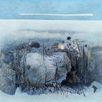 Cheong Soo Pieng (Singaporean, 1917-1983), At the Mouth of the River (Lot 639, Estimate $30,000-$50,000)