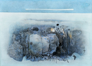 Cheong Soo Pieng (Singaporean, 1917-1983), At the Mouth of the River (Lot 639, Estimate $30,000-$50,000)