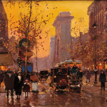 Edouard Leon Cortes (French, 1882-1969), Porte St. Denis, Paris (Lot 512, Estimate $15,000-$20,000)