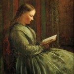 American School, 19th Century Profile of a Girl Reading (Lot 223, Estimate $800-$1,200)