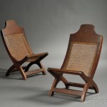 Pair of Hardwood Campeche Chairs (Lot 870, Estimate $400-$600)