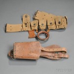 Model 1912 Cavalry Belt and Bucket, c. 1918 (Lot 1069, Estimate $500-$700)