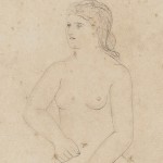 Pablo Picasso (Spanish, 1881-1973), Femme retenant son peignoir, c. 1923 (Lot 601, Estimate $30,000-$50,000)