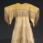 Southern Cheyenne Beaded and Fringed Hide Woman