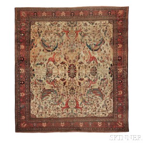 Antique Fereghan Sarouk Carpet, West Persia, third quarter 19th century (Lot 132, Estimate $20,000-$25,000)