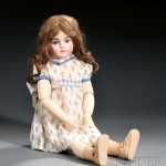 Bru Jne R French Bisque Socket Head Doll (Lot 1108, Estimate $2,000- $3,000)
