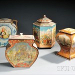 Six Large Advertising Tins (Lot 1429, Estimate $175-$225)