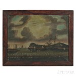 Thomas Chambers (New York, England, 1808-1869) New York Harbor (Lot 212, Estimate $12,000-$18,000)