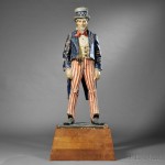 Polychrome Papier-mache Uncle Sam, America, early 20th century (Lot 506, Estimate $4,000-$6,000)