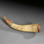 Engraved Powder Horn, c. 1785 (Lot 513, Estimate $2,000-$4,000)