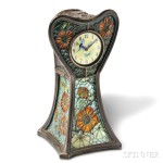 Art Nouveau Plique-a-Jour Enamel Table Clock, Eugene Feuillatre, France (Lot 230, Estimate $8,000-$10,000)