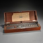 Burkhardt Arithmometer, Germany (Lot 1195, Estimate $500-$700)