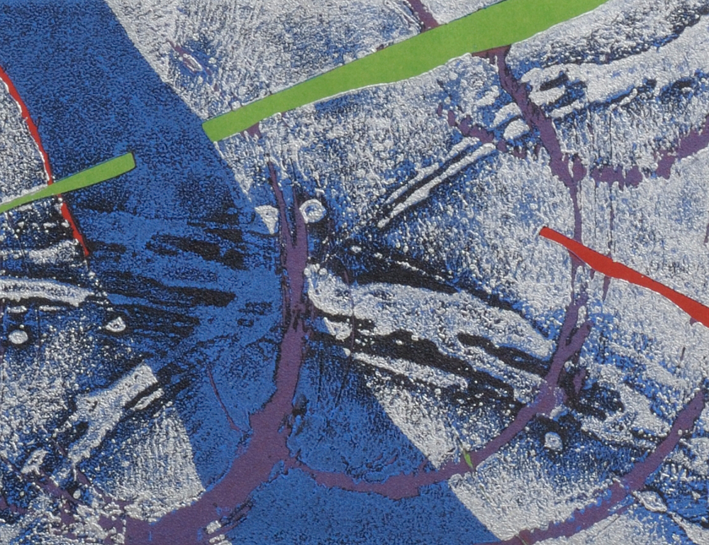 Yuichi Hasegawa (b. 1945), Ocean, 1990, 15/20, One of Three Color Woodblocks (Lot 13, Estimate $800-$1,000) Yuichi Hasegawa (b. 1945), Ocean, 1990, 15/20, One of Three Color Woodblocks (Lot 13, Estimate $800-$1,000)