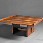 George Nakashima (1905-1990), Milkhouse Table, American walnut, rosewood, New Hope, Pennsylvania (Lot 322, Estimate $15,000-$20,000)