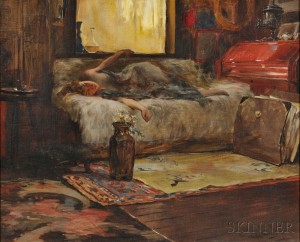 Irving Ramsey Wiles (American, 1861-1948) Sunlight in the Studio (Lot 490, Estimate $100,000-$150,000)
