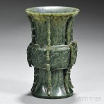 Hardstone Vase, China, 20th century (Lot 1, Estimate $400-$500)