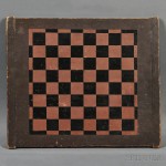Painted Checkerboard, America, 19th century (Lot 1171, Estimate $400-$600)