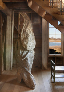 Terry Albright '82, Spring, 1995, bittersweet bark, 95" x 43" x 32". Courtesy of the artist. Image by Will Howcroft.