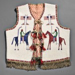Lakota Pictorial Beaded Hide Vest, c. 1890s (Lot 87, Estimate $15,000-$20,000)