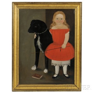 Portrait of Alice Whitman Pickett, Age 2 Years 6 Months, c. 1853 (Lot 321, Estimate $30,000-$50,000)